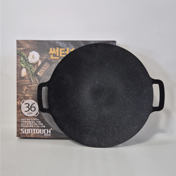 썬터치 그리들 36cm 양면사용 통주물 캠핑 삼겹살 불판 솥뚜껑 양수 손잡이 215,000원