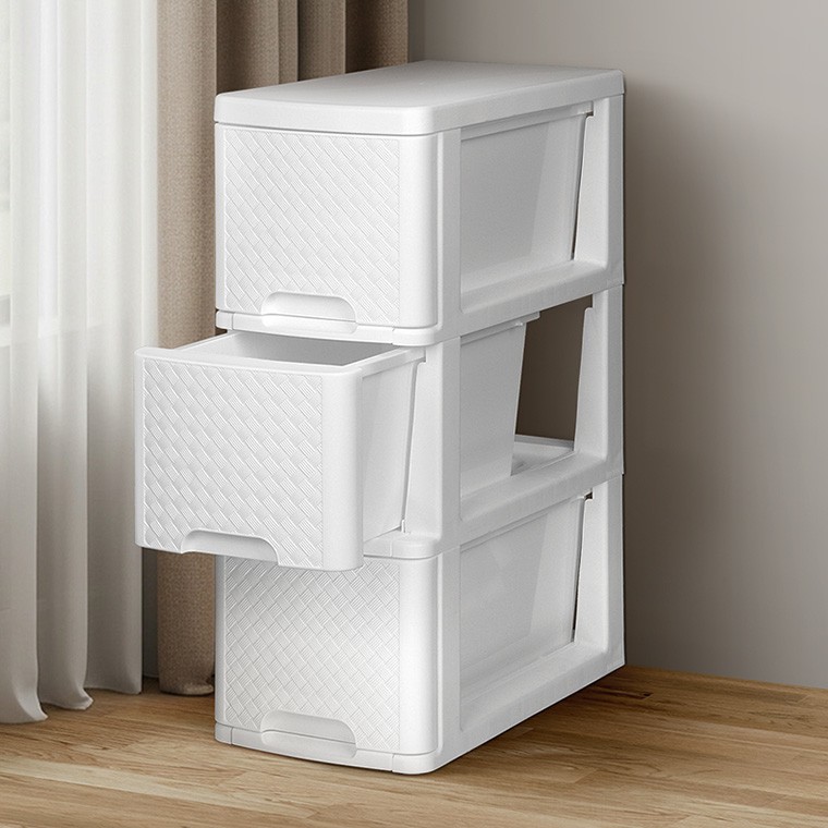 수납정리함책상슬림장용 플라스틱서랍정리적층 펜트리수납함미니슬림 실속형, 리더스 틈새수납 3단 58,750원