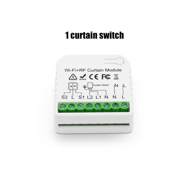 스마트 커튼 자동 전동 전기 롤러 셔터 무선 원격 스위치 포함 와이파이 홈 24,590원