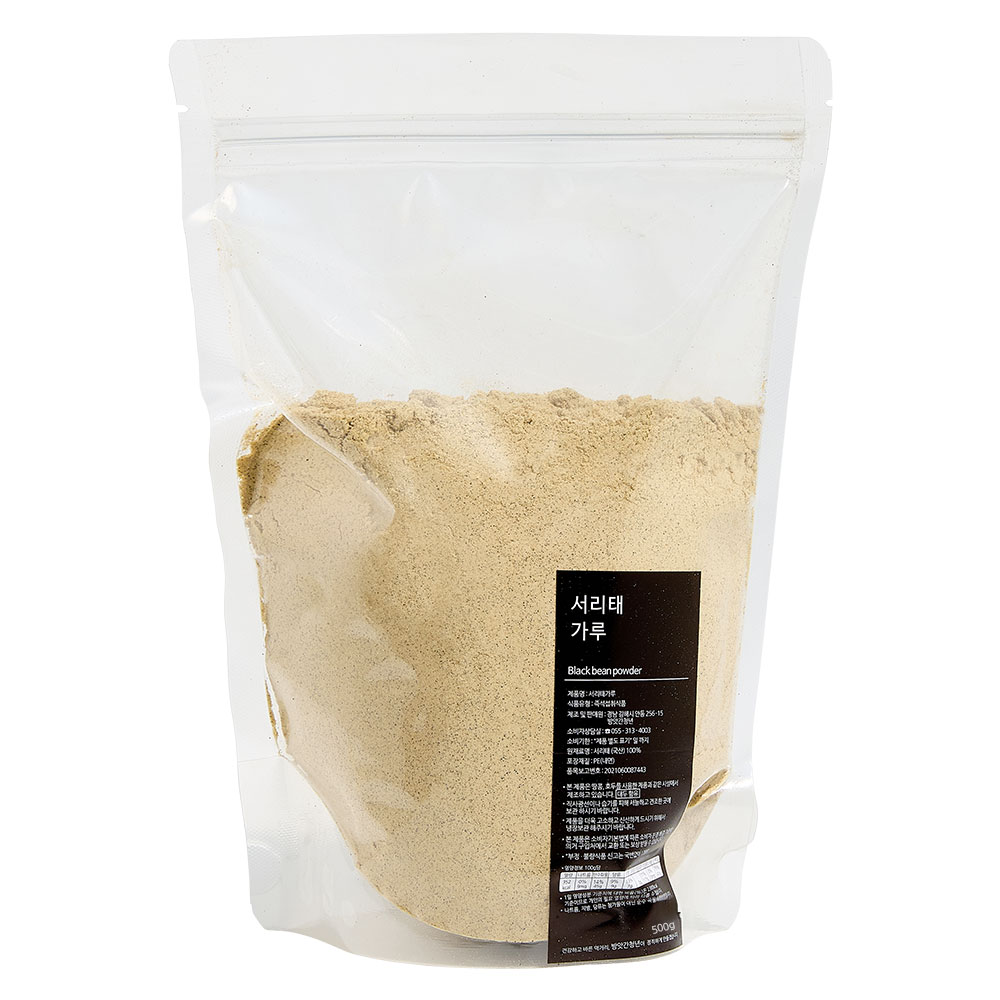 방앗간청년 쪄서 볶은 국산 서리태 검은콩 가루 분말, 500g, 1개 18,970원