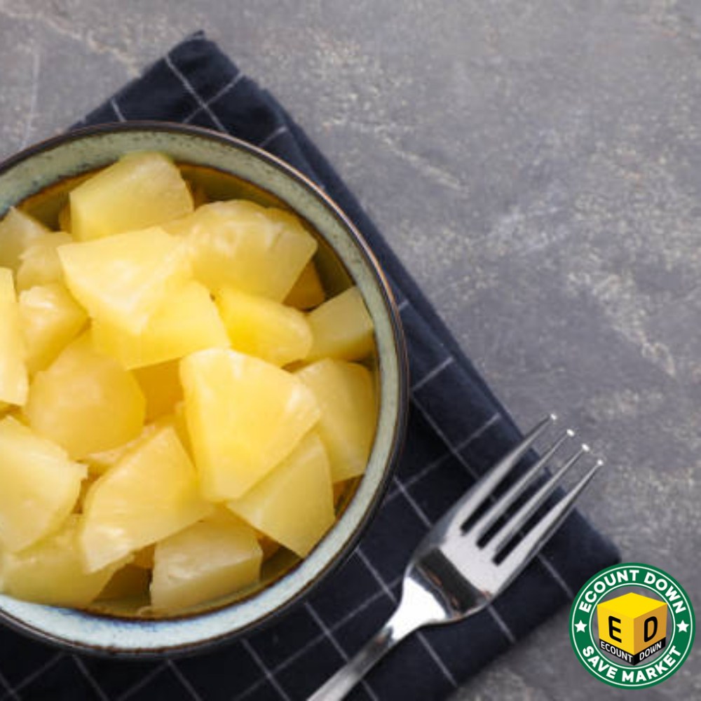 1박스) 쿡샵 업소용 대용량 파인애플 티드빗 3kg x 6개입 18,000원