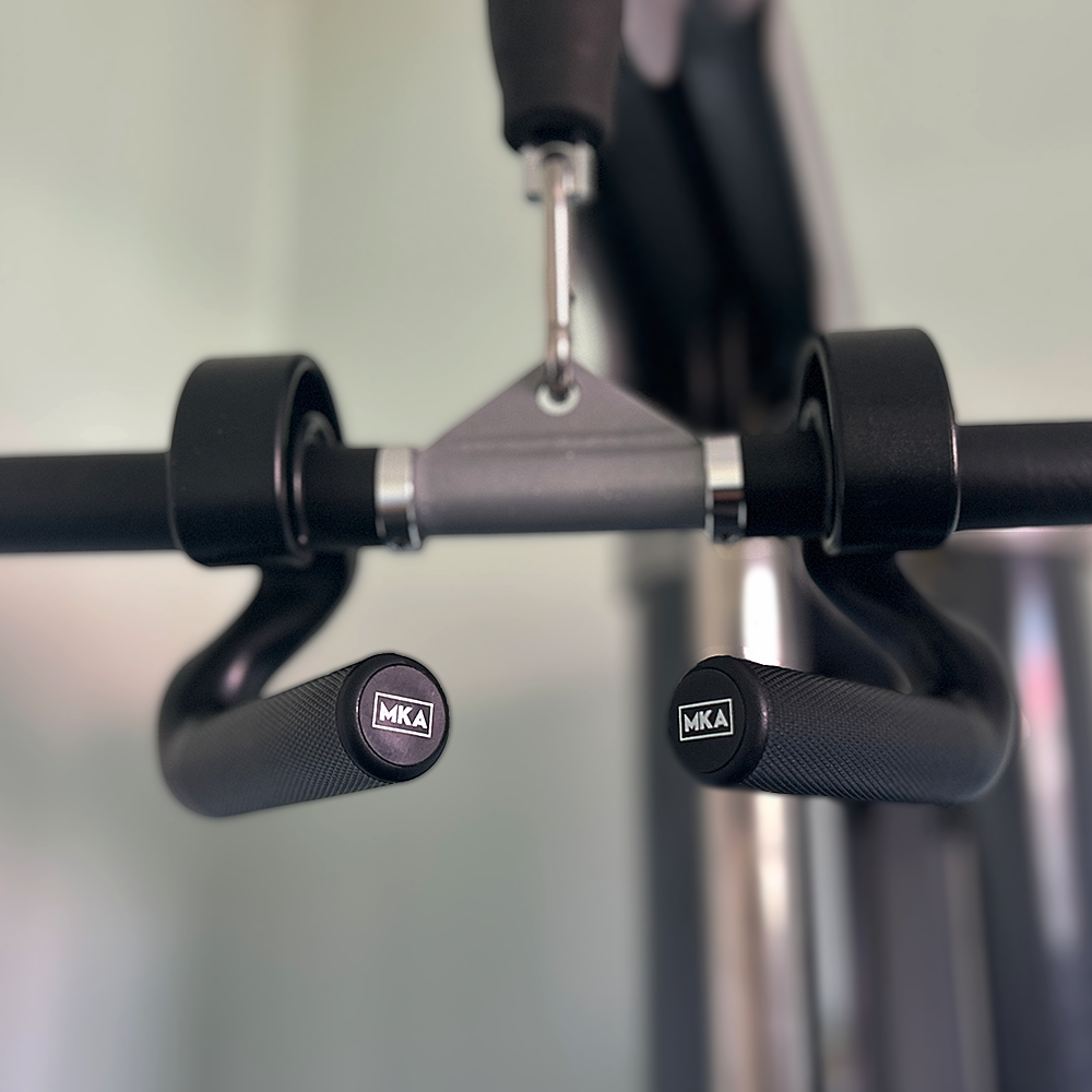 광안리보부상 MKA 턱걸이그립 보조그립 훅 후크 렛풀다운 얼티밋 시티드로우 휴대용 풀업 핸들, 1세트, 블랙 29,900원
