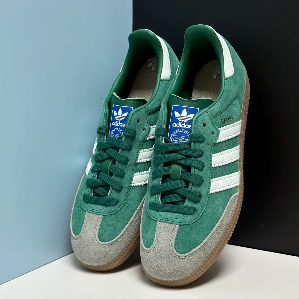 아디다스 삼바운동화 남성 OG 컬리지에이트 그린 검 발볼넓은신발 데일리 스니커즈 199,000원
