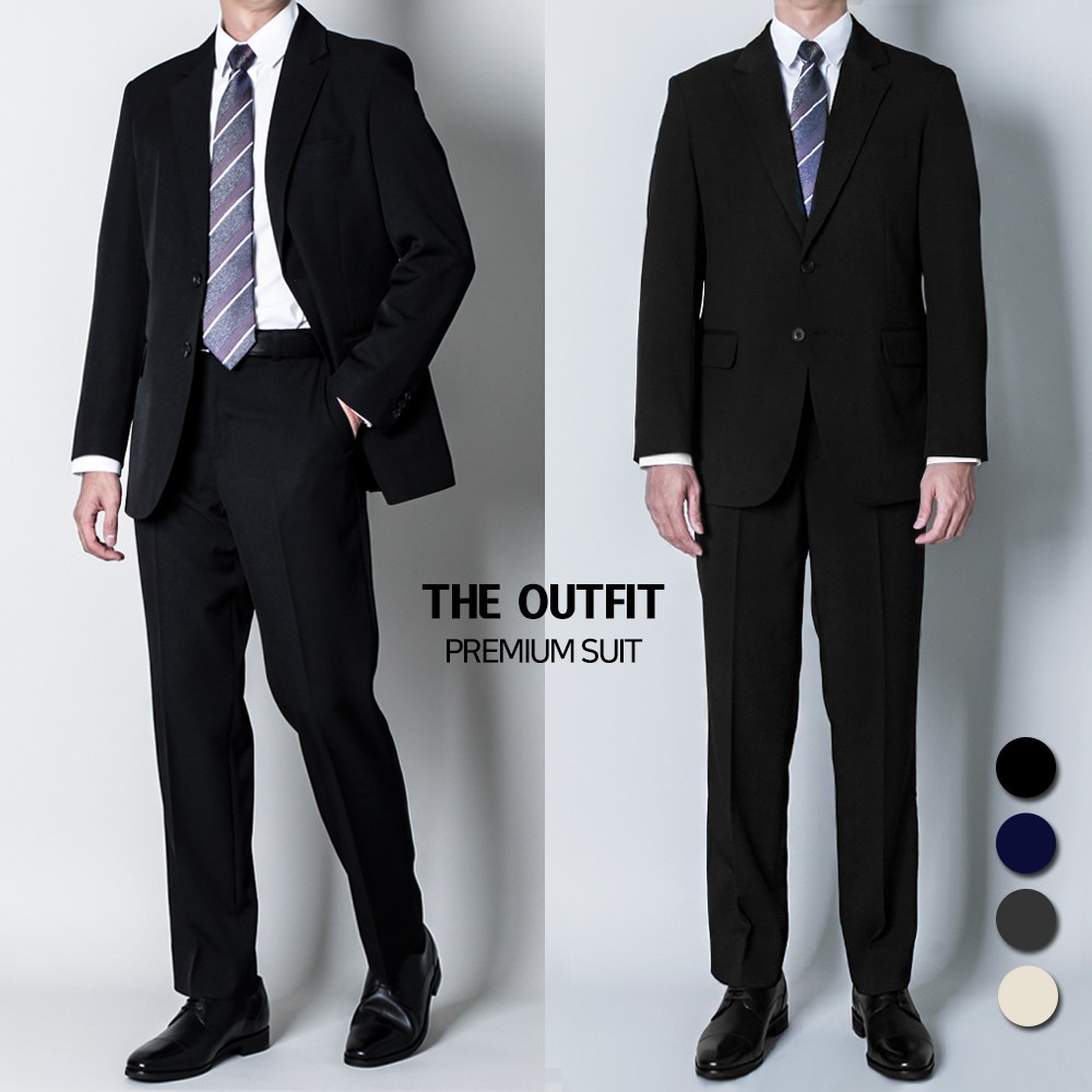 디아웃핏 남성 정장세트 사계절 캐주얼 기본 수트 면접 결혼식(S~4XL) 139,900원