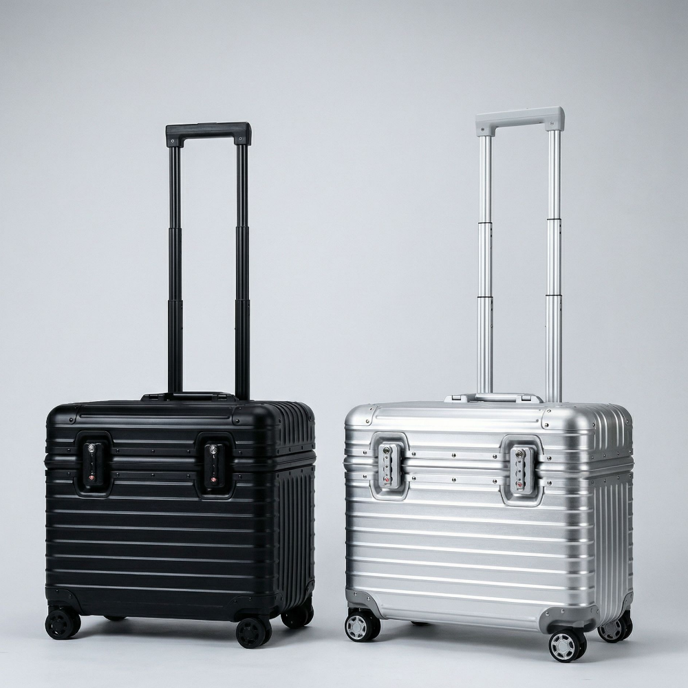 독일 베르만 파일럿 풀 알루미늄 기내용 여행용 캐리어 18인치 [실버 블랙] 329,000원