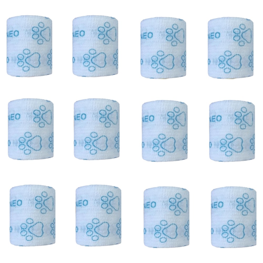 네오짱 강아지 자가점착 붕대신발 화이트 5cm x 4.5m, 35g, 12개 6,640원