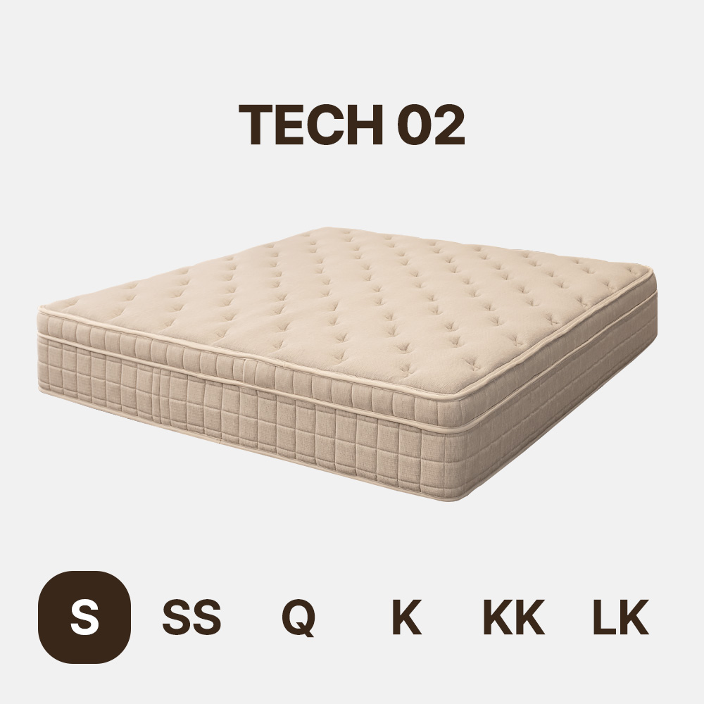 PH TECH 02  S 싱글 옐로우라이트 침대 매트리스 유로탑 천연라텍스 스프링 메트리스 소프트한 침대 하이브리드 메모리폼 930,000원