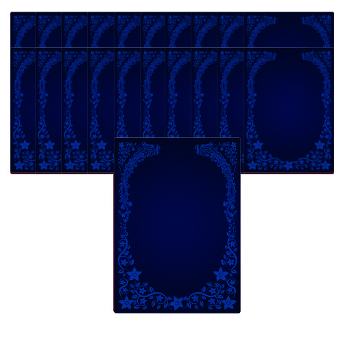 인터탑 플랜파일 PP, 고급우단, 합지 상장 지레쟈 상장케이스 당일 무료배송, 1세트, pp상장케이스 무지 청색(20개입) 21,600원