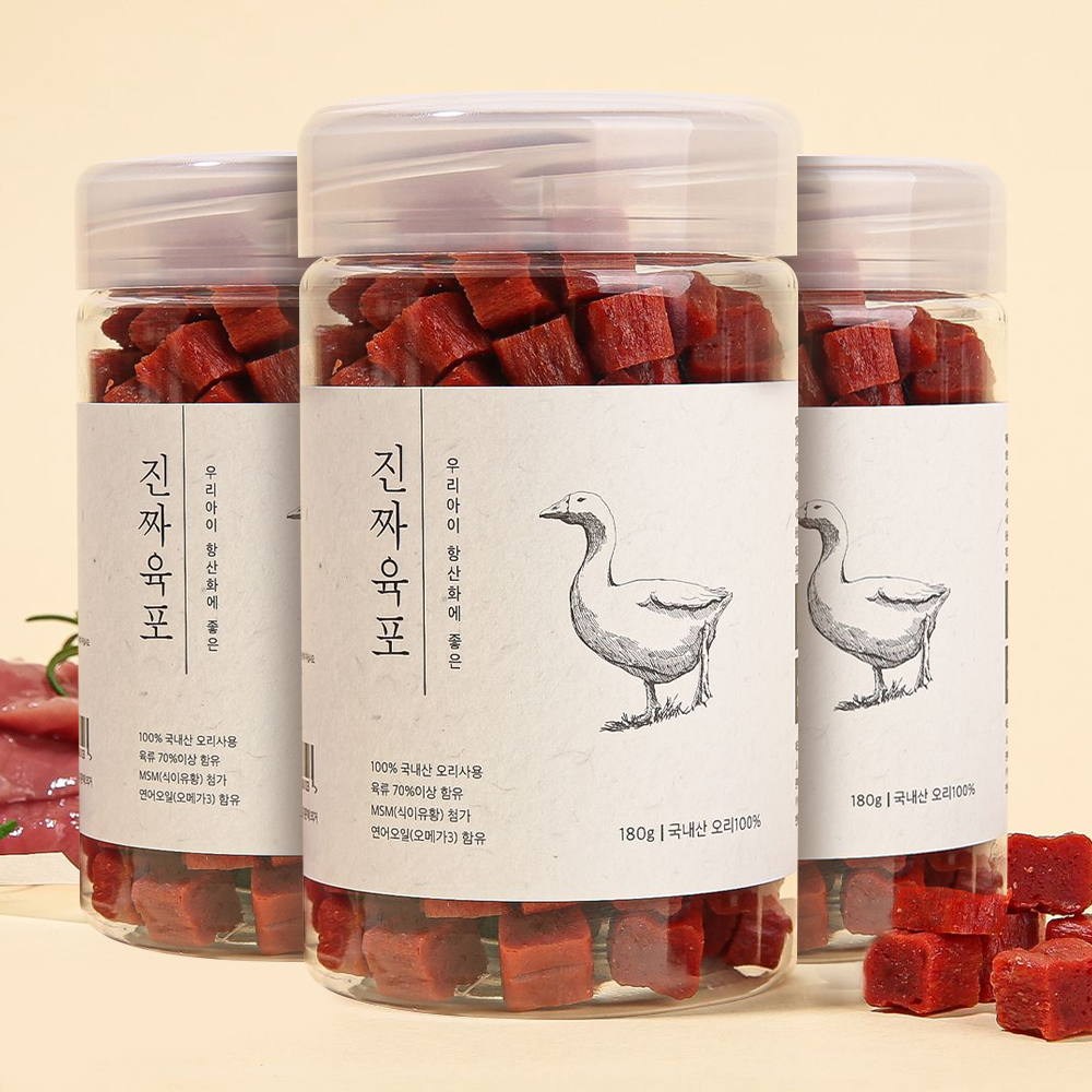 펫프렌즈 진짜육포 오리고기(180g) 3개 16,200원