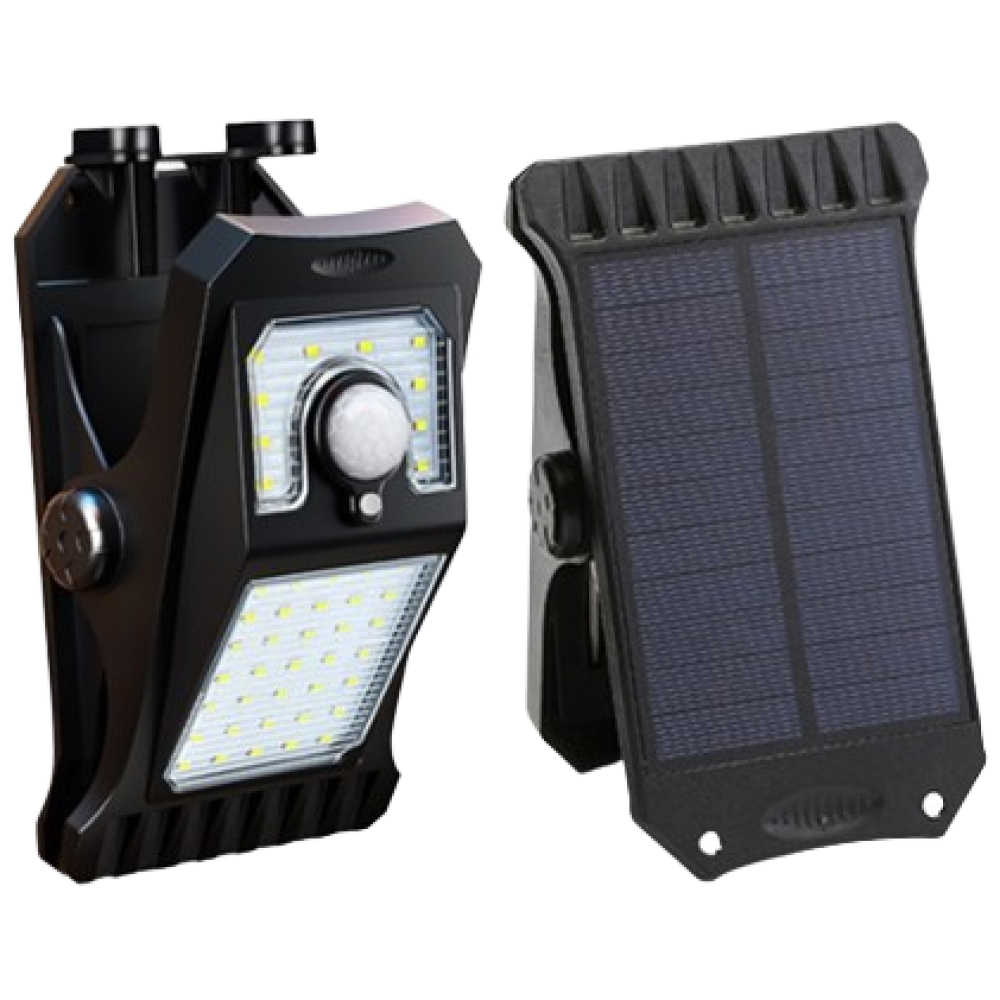솔까든 태양광 휀스등 45LED 집게 센서등 실외 방수 휴대 가능 캠핑 차박 클립형 태양열 정원등 난간 조명 66,600원