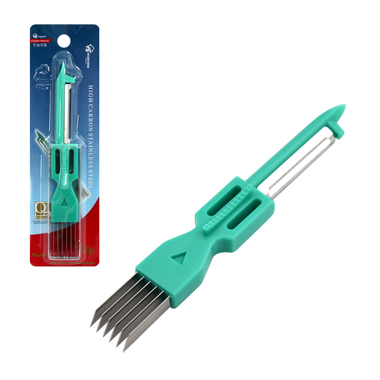 키친하우스 만능 파칼 (감자칼 겸용) 채칼 필러 감자 당근 사과 과일 껍질 깎이 제거 2,400원