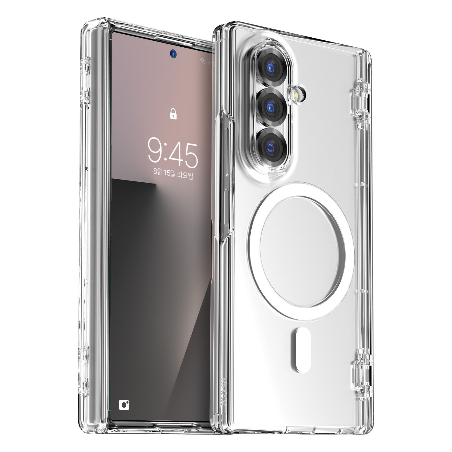 케이엠디자인 맥세이프 자동 힌지보호 슬림 하드 휴대폰 케이스 18,690원