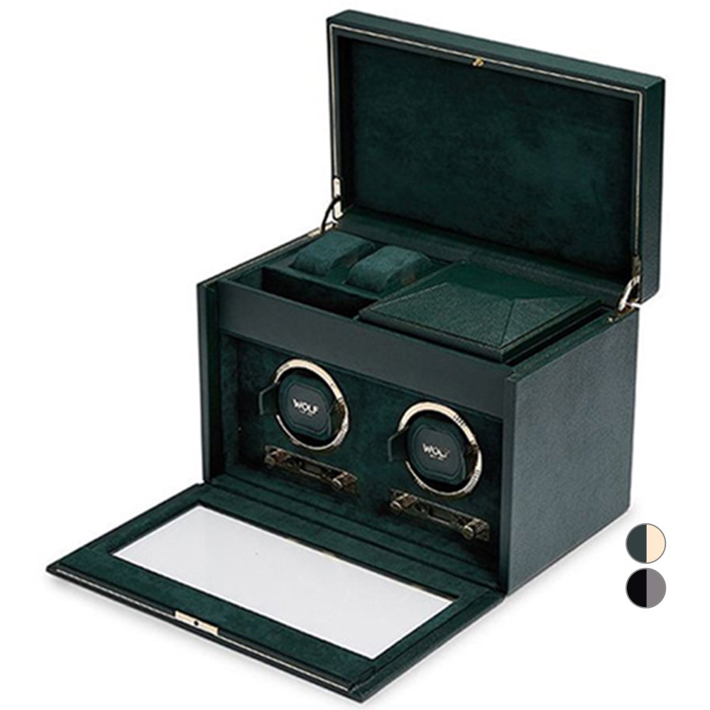 울프 남녀공용 브리티쉬 레이싱 2구 워치와인더 2,539,000원