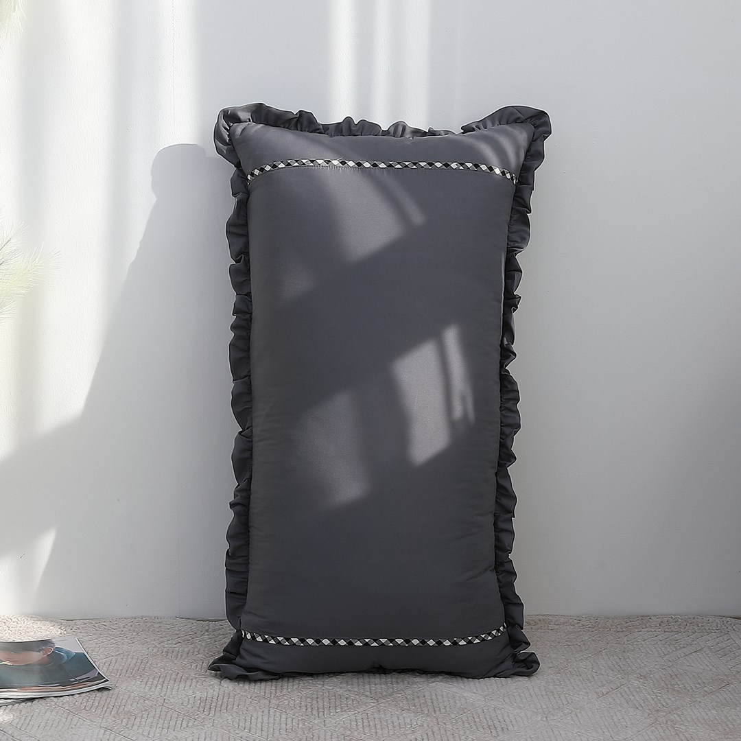 퓨어이즈룸 클래식 피그먼트 대형 등쿠션 허리쿠션 110x60 커버만/솜포함 택1, 클래식차콜 26,900원