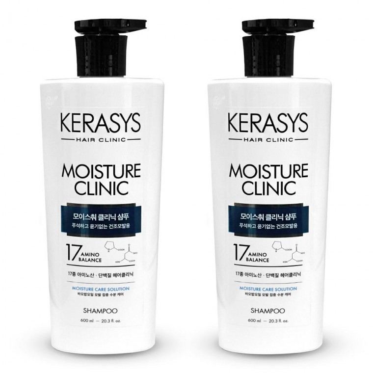 애경 케라시스 모이스춰 클리닉 단백질 수분 케어 샴푸 600ml 2개 17,740원
