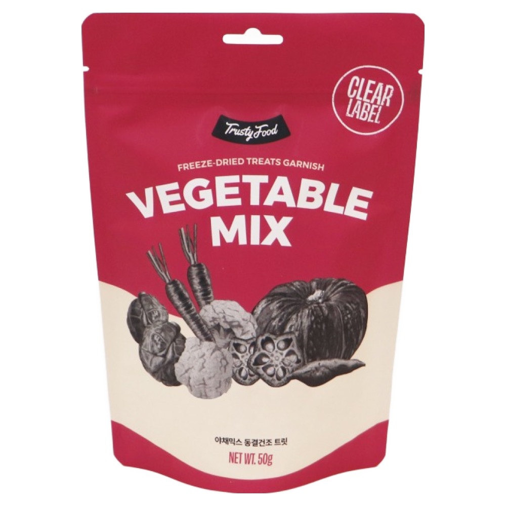 트러스티푸드 강아지 동결건조 야채 간식, 야채믹스, 50g, 1개 19,430원