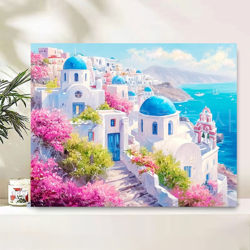 티레오 보석십자수 캔버스형 액자  50x40cm DIY 키트 3D 대형 장식용 그림 재물 동물 풍경 객실 풍수 인테리어 23,800원