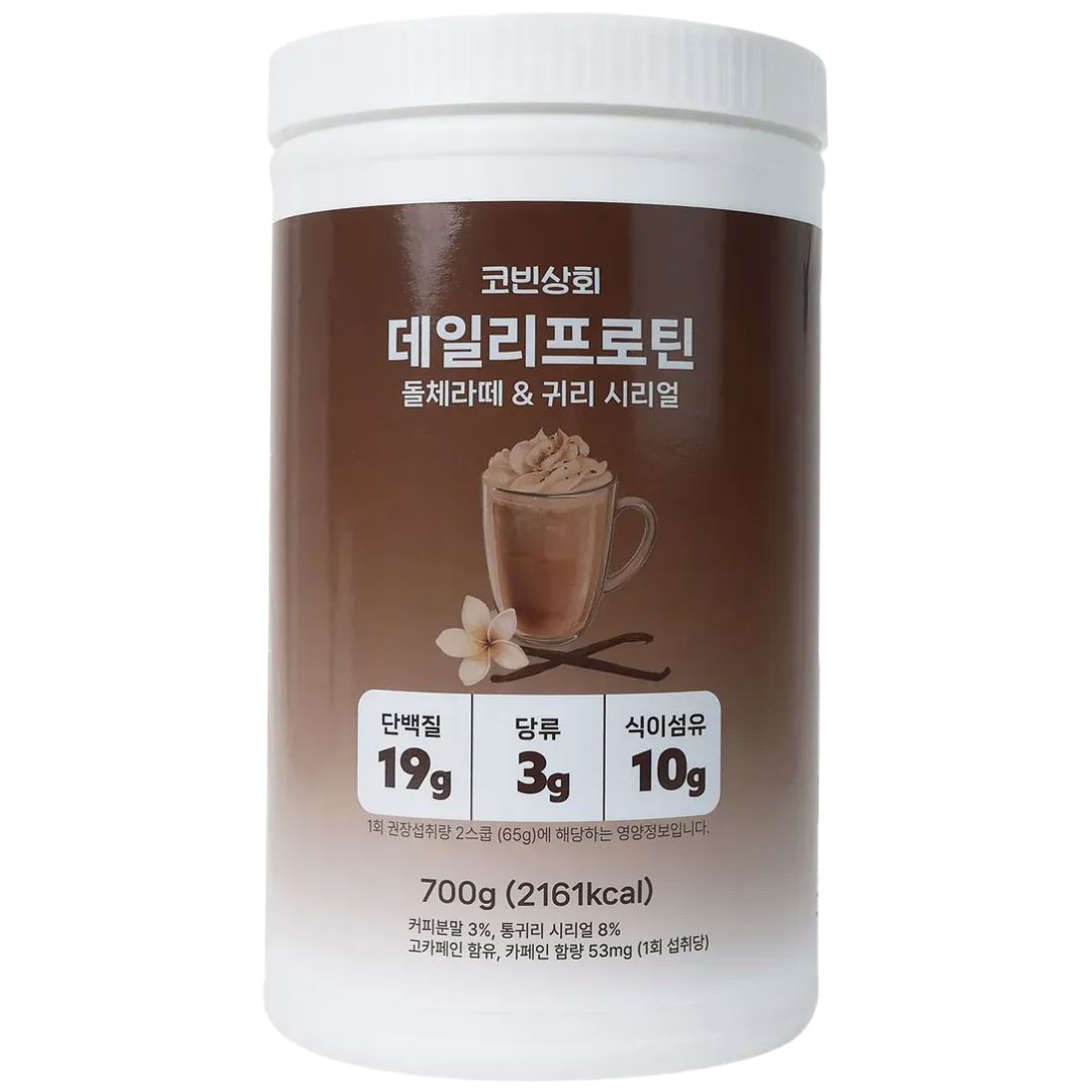 혈당케어 단백질 쉐이크 데일리 프로틴 돌체라떼맛 커피, 1개, 700g 36,580원