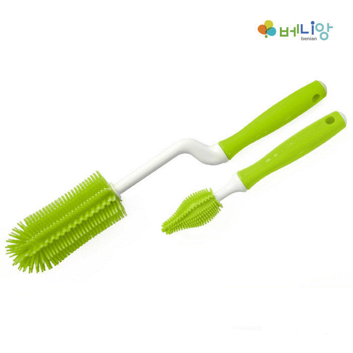 [베니앙] 실리콘세척솔(회전세트)_(수세미,텀블러,젖병)_선택형 9,900원