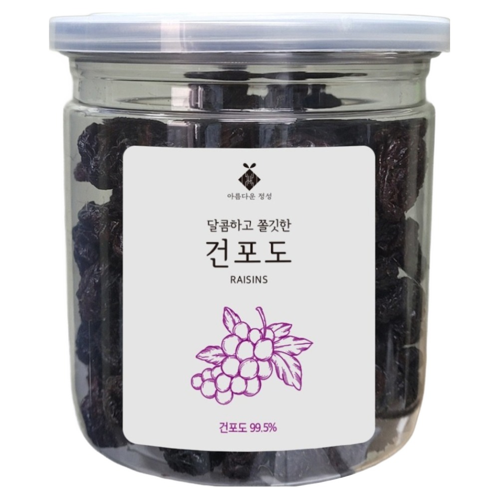 아름다운정성 말린 건조 건포도, 1개, 200g 4,980원
