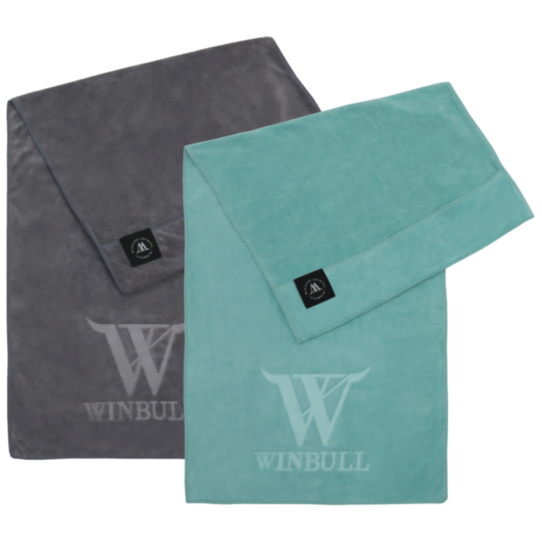 윈불 3중 극세사 건식스포츠타올 2P, 터키민트+스톤그레이, 1세트 19,600원