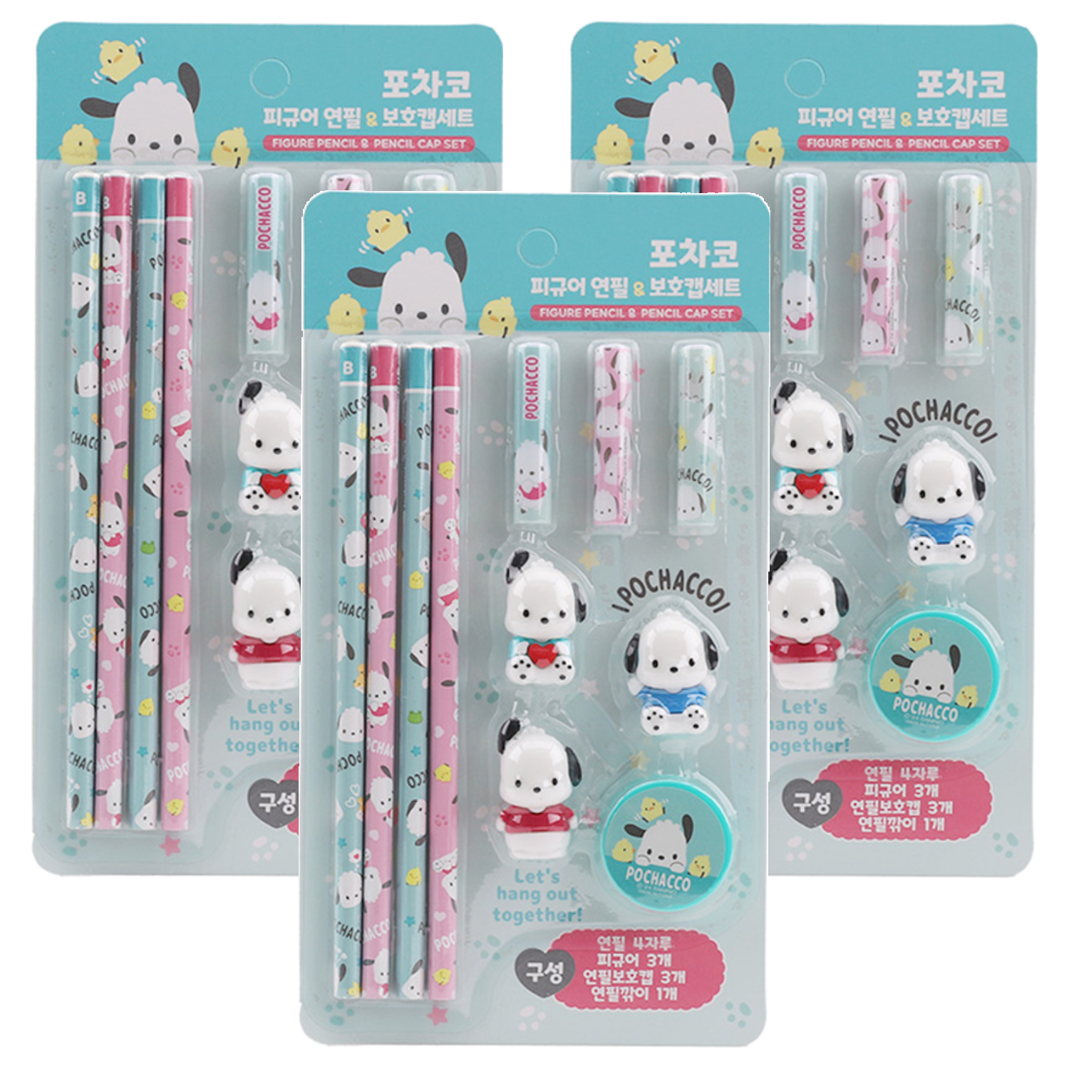 산리오 피규어 연필 보호캡 세트 7,810원