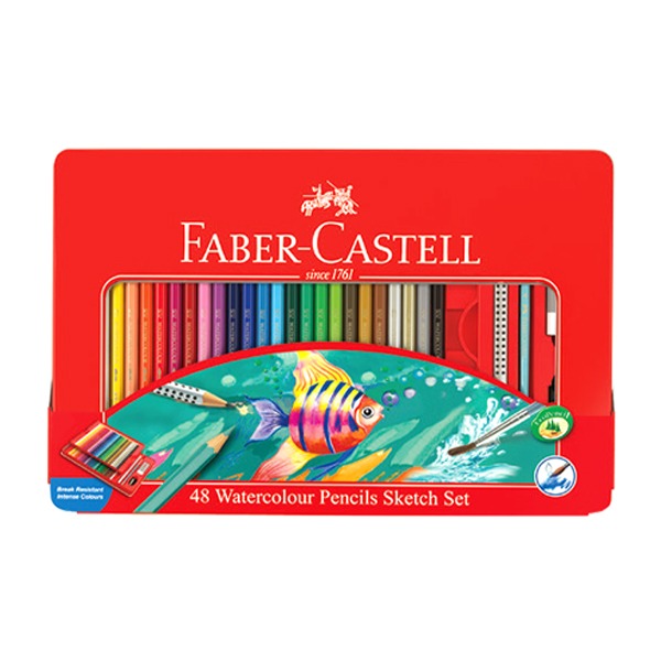 (파버카스텔) 수채 색연필 48색 틴케이스 37,600원