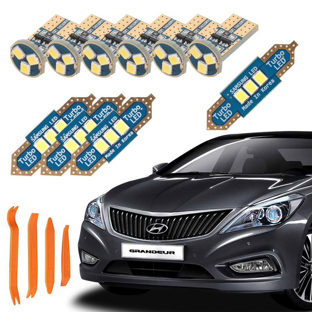 카템 차량용 루나 LED 실내등+리무버 풀세트, 1세트, 현대 더뉴 그랜져 HG 2014년 6월~2016년 10월 17,600원