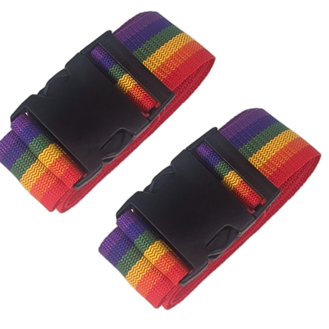 샤공방 넓은 50mm 다용도 매트리스 토퍼 보관 고정 버클 스트랩 2P, 무지개, 2개, 현재가 8,500원