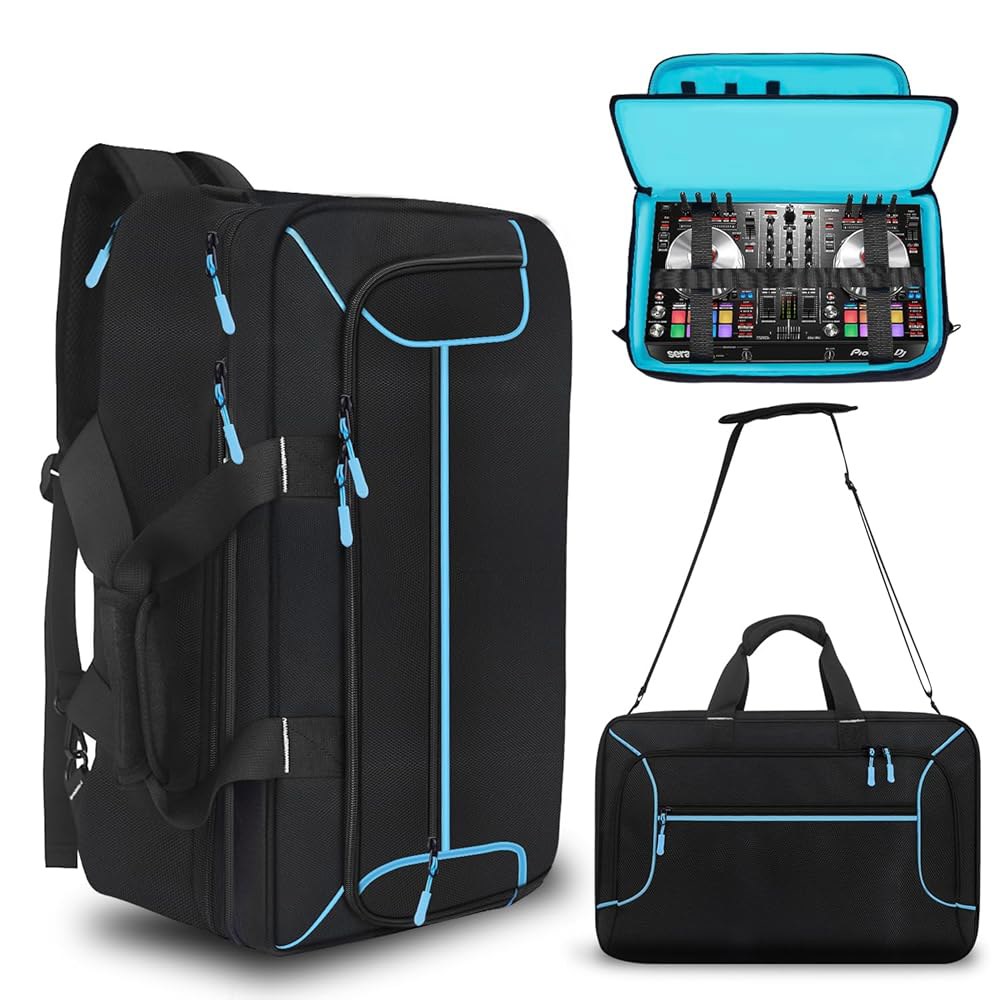 DDJ-FLX4 / DDJ 200 400 REV1 SB3 202용 ZYZXSMD DJ 컨트롤러 케이스, 두꺼운 EVA 패딩이 있는 백팩 및 여행 성능을 위한 17 u201DLapt 121,100원