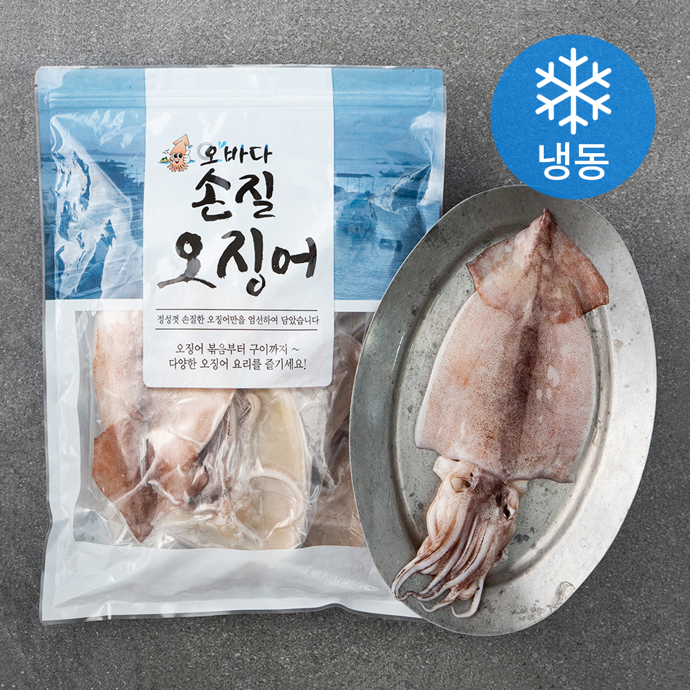 [로켓프레시] 오바다 국내산 손질오징어 (냉동), 700g(5~6미), 1개 20,900원