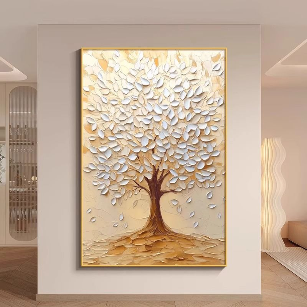 트레오바 트리 벽 플로어 머니 트리 크리스탈 도자기 필름 25mm J, 골드 26,000원