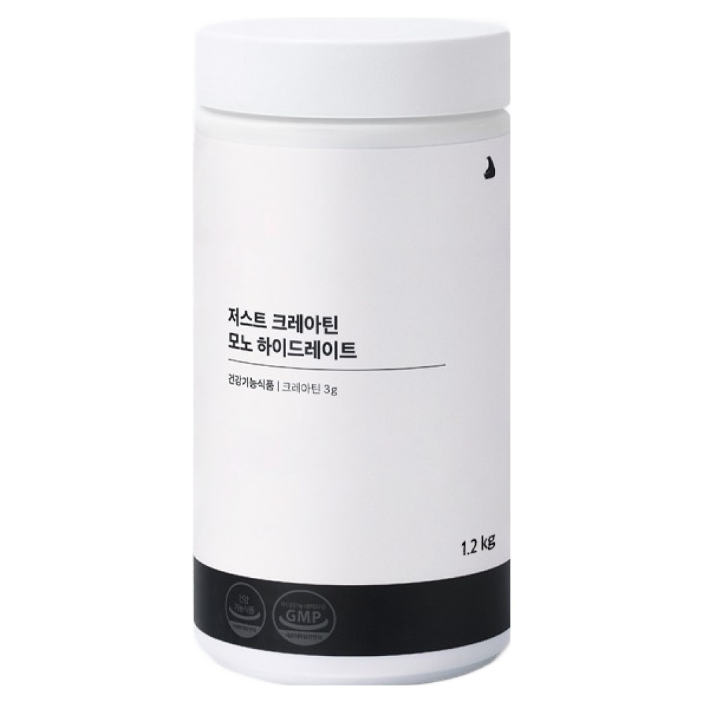 잠백이 저스트 크레아틴 모노 하이드레이트 헬스보조제, 1.2kg, 1개 29,900원