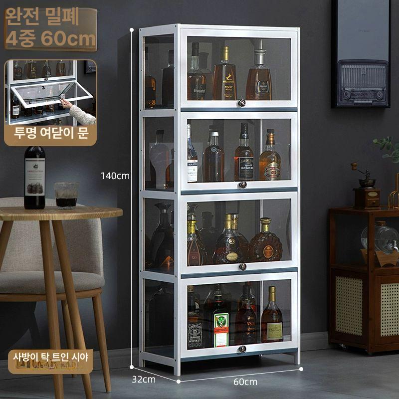 술 장식장 양주 인테리어 위스키 진열장 와인 피규어 레고장 유리 홈바 수납장 진열대 엔틱 D7135 225,900원
