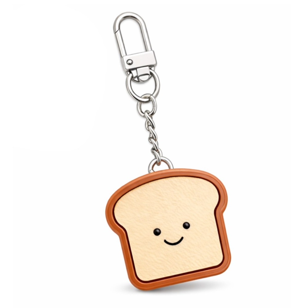 레츠팡 식빵 키캡 키링 딸깍 소리나는 피젯토이 스트레스 해소 가방 키링, 1개, 갓 구운 노릇 식빵 14,600원
