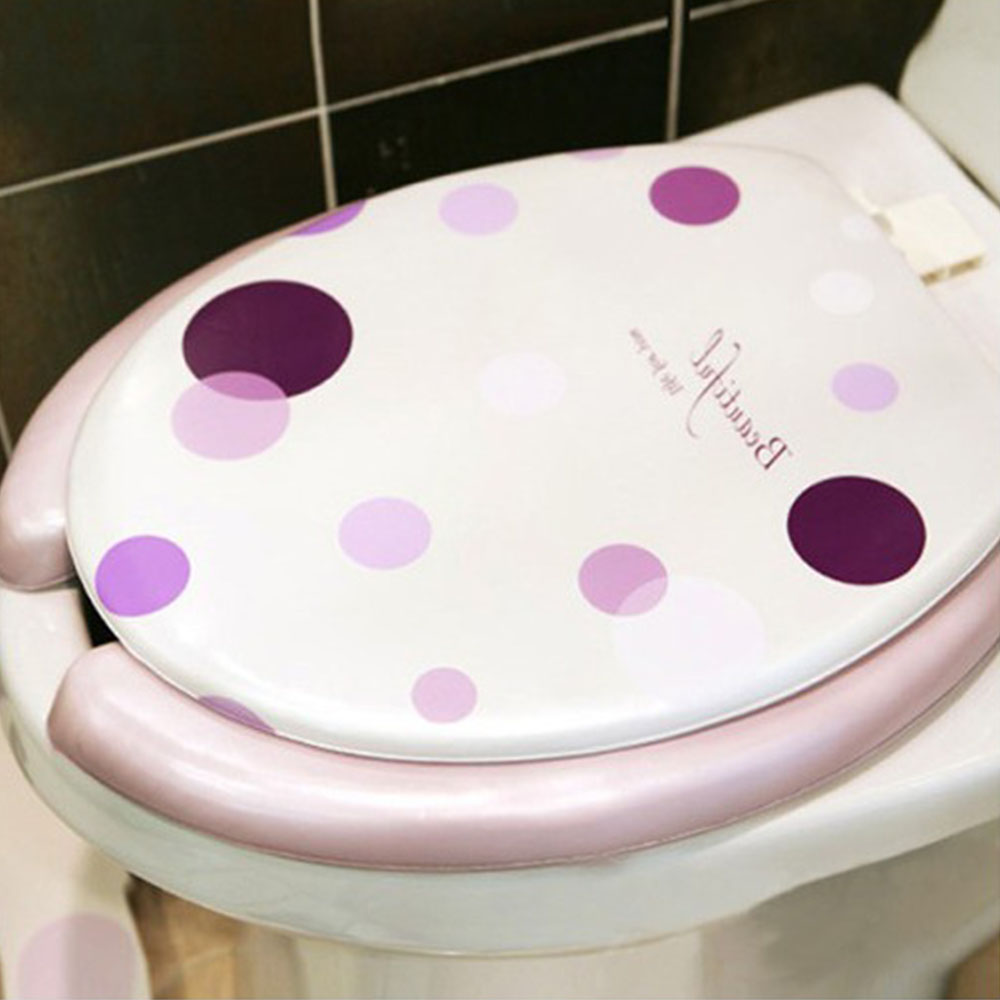 샤바스 도트 변기커버 중형 U형 (8986), 단품 19,000원