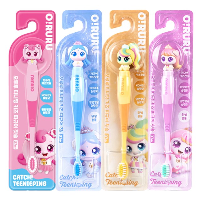 캐치티니핑 피규어 칫솔 4종 세트 어린이 칫솔 18,500원