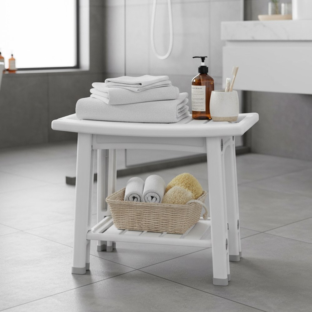 하루꿈 넓은 목욕의자 욕실 미끄럼방지 의자 튼튼한 다용도 스툴 26,900원