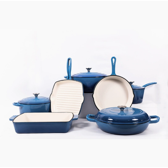 씨와이씨 법랑 냄비 7종세트 법랑주철  도자기냄비 두껑4개포함 전골 곰솥 후라이팬 289,800원