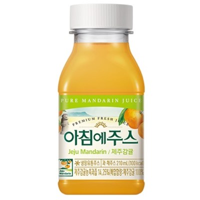 서울우유 아침에주스 제주감귤 210ml(아이스박스포장) 21,500원