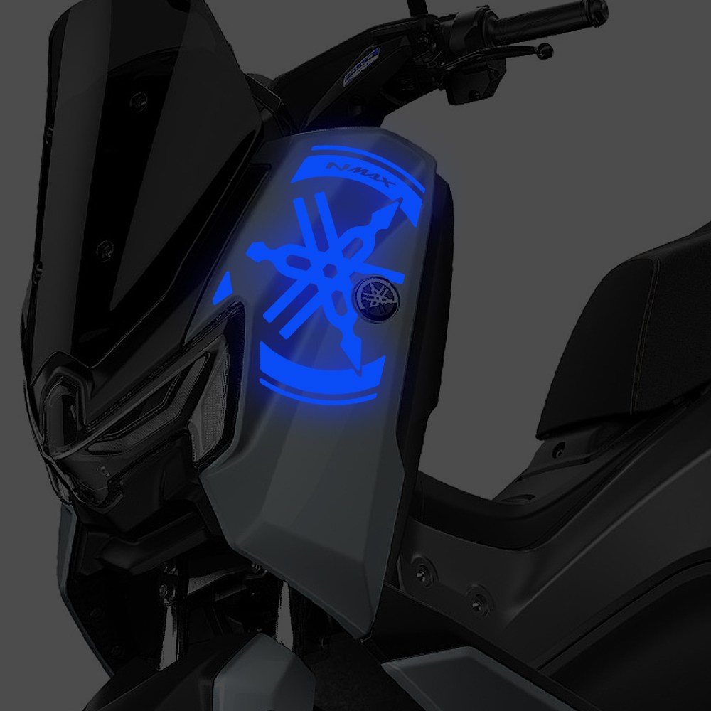 오토티엔 야마하 엔맥스125 155 25년-26년 튜닝 프론트 데칼 로고 스티커 NM11, 1세트, 반사블루 29,000원