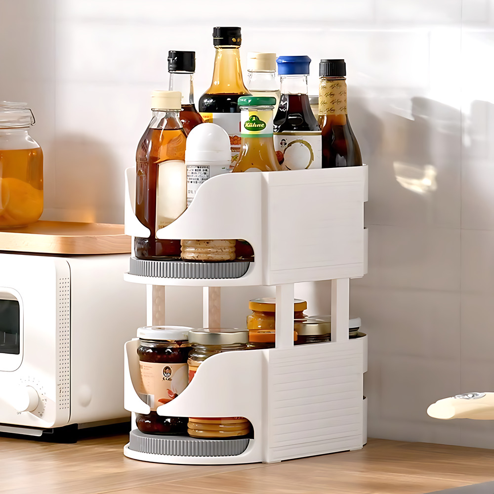 홈비 회전으로 간편한 주방 냉장고 양념통 정리 회전트레이 선반 58,900원