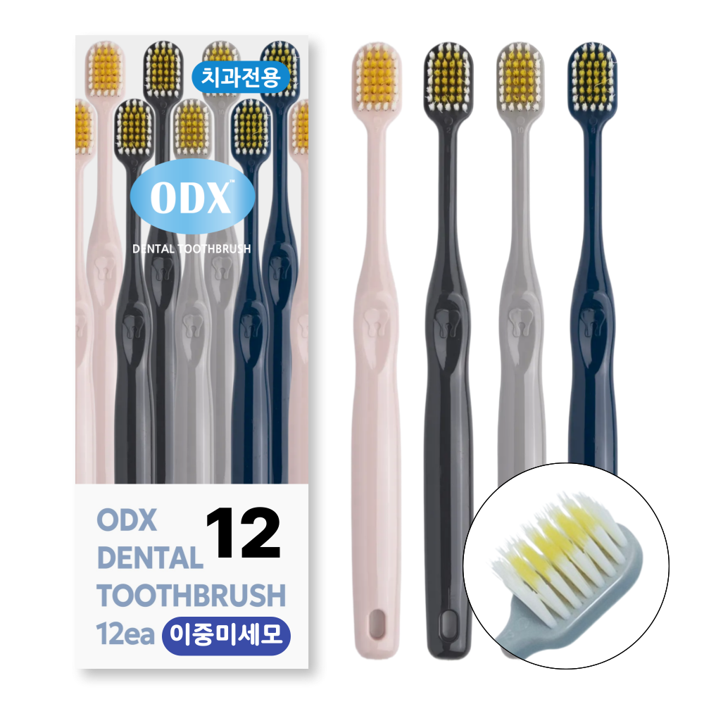 ODX 오디엑스 치과칫솔 1521 와이드 6줄 광폭 이중미세모 칫솔 12,900원