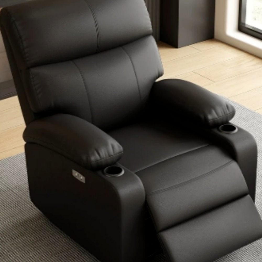 크리므 전동 리클라이너 1인 소파 컵홀더 핸드폰 거치대 독서 수유의자, 크리므 민트그린 420,000원