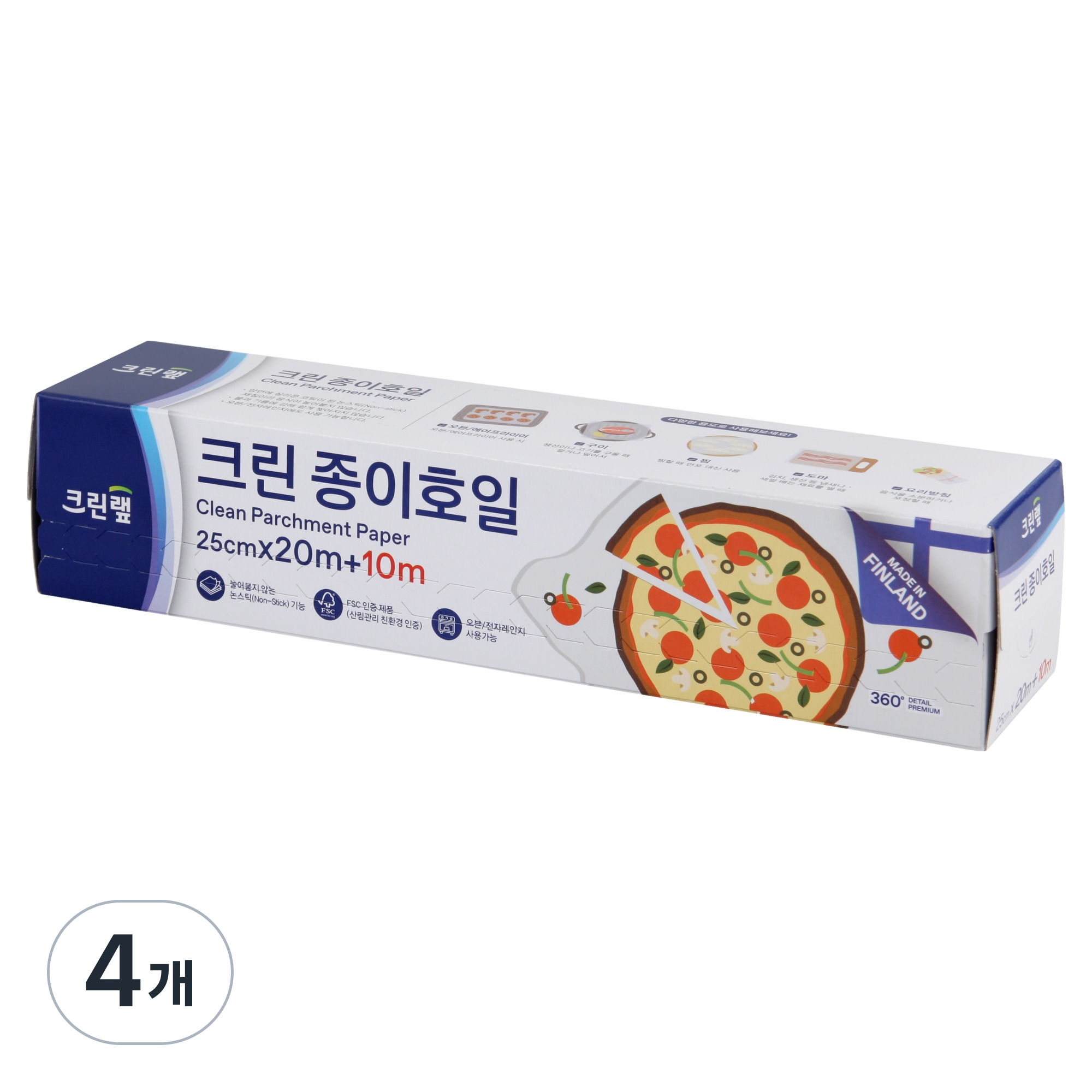 크린랩 크린 종이호일, 4개, 1개입, 30m 18,360원