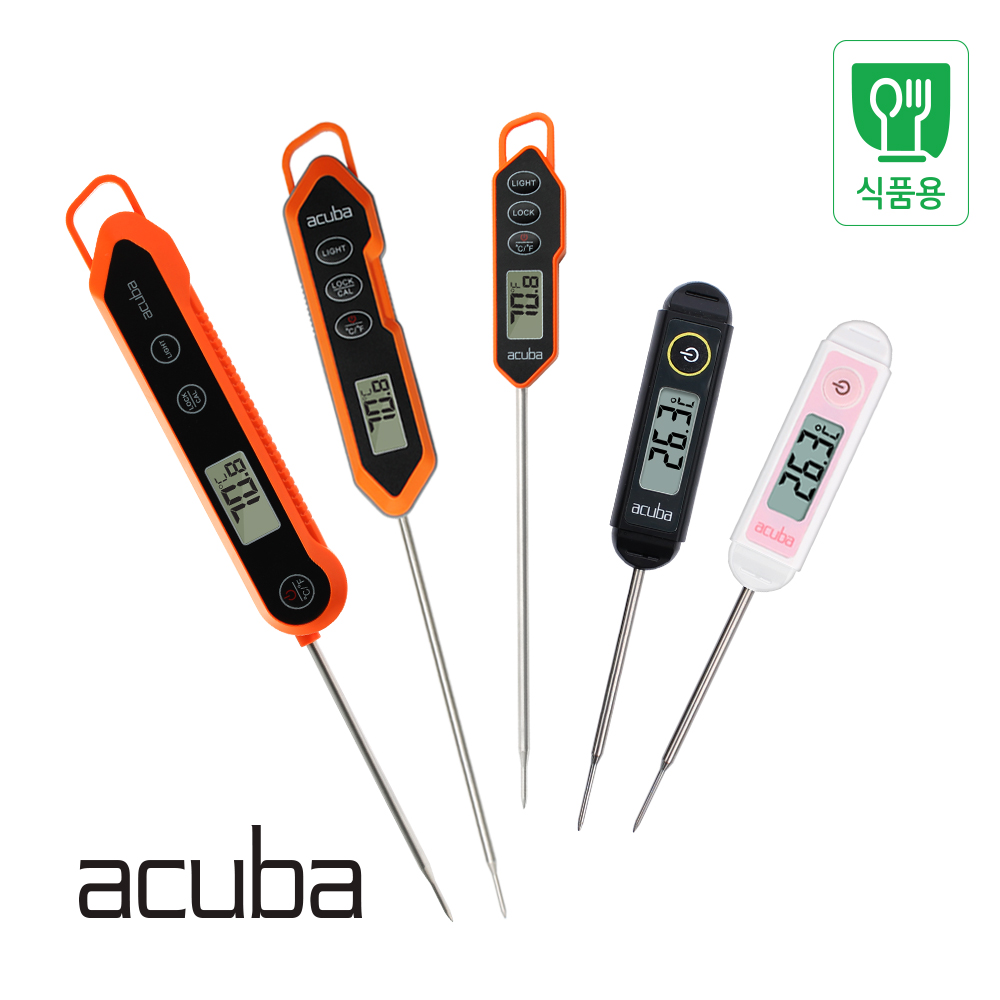 아쿠바 CS-102 CS-01H CS-03H CS-15H 디지털 방수 탐침온도계 조리용 중심온도계 쿠킹 요리 식품용 14,750원
