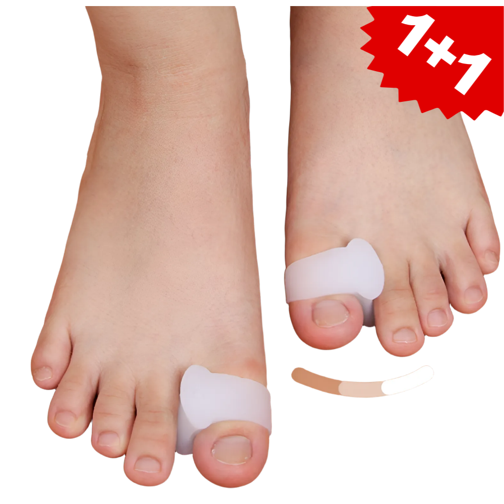 [1+1] 린델 실리콘 발가락 교정기 오른발 왼발 2SET(4P) 6,020원