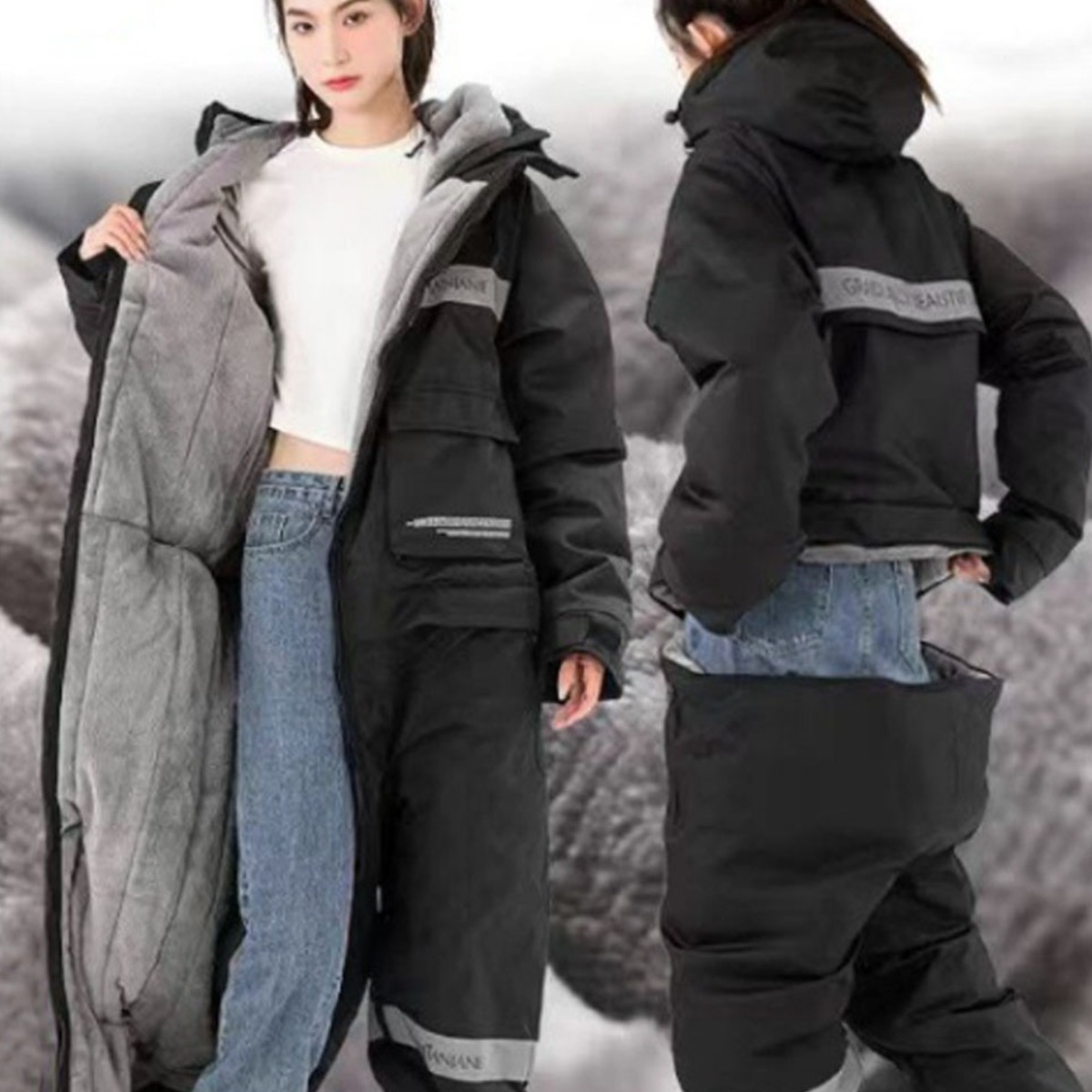 듀라맥스 겨울 작업복 스즈키복 방한복 배달복 일체형 우주복 바이크 방한용품, 현재가 145,000원