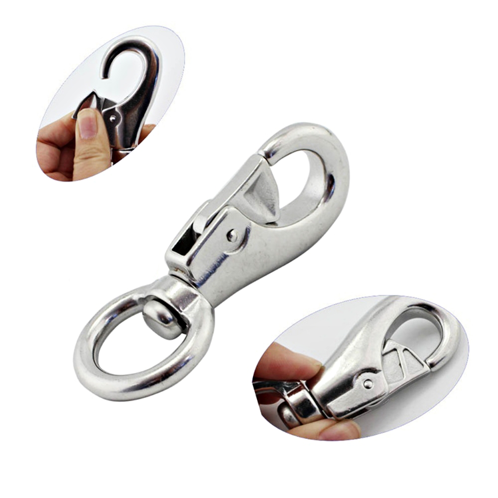 튼튼한 대형견목줄 스텐 안전고리 강아지목줄고리 8,900원