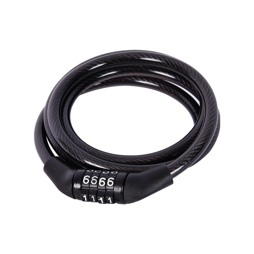 자전거자물쇠 4버튼 도난방지 고정비밀번호 번호키 잠금장치 강철체인 킥보드 오토바이 분실방지 단체 동호회, 단일색상, 1개 1,910원